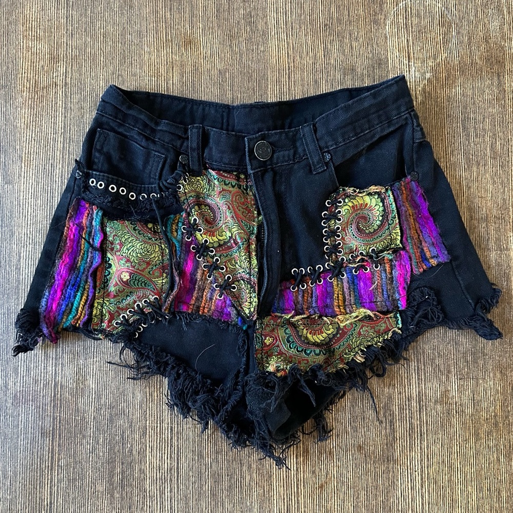 UNIF Black Hendrix Shorts